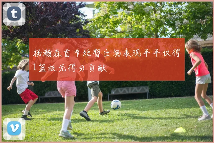 杨瀚森首节短暂出场表现平平仅得1篮板无得分贡献