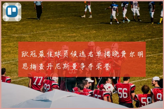 欧冠最佳球员候选名单揭晓费尔明恩梅查丹尼斯曼争夺荣誉